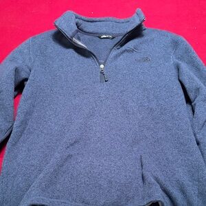The North Face Men's Zip-Up Sweater in Blue